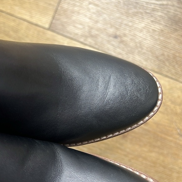 Madewell Harper Black Leather Mules Size 8 - Picture 9 of 11